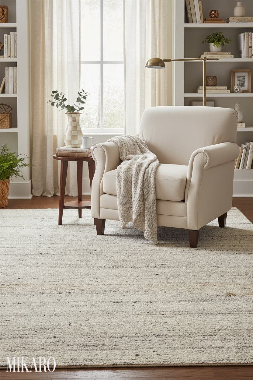 Cozy Transitional Reading Nook