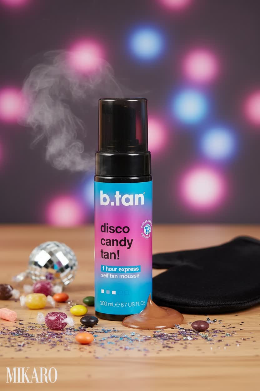 Achieve a Flawless Tan with b.tan Disco Candy Tan Mousse
