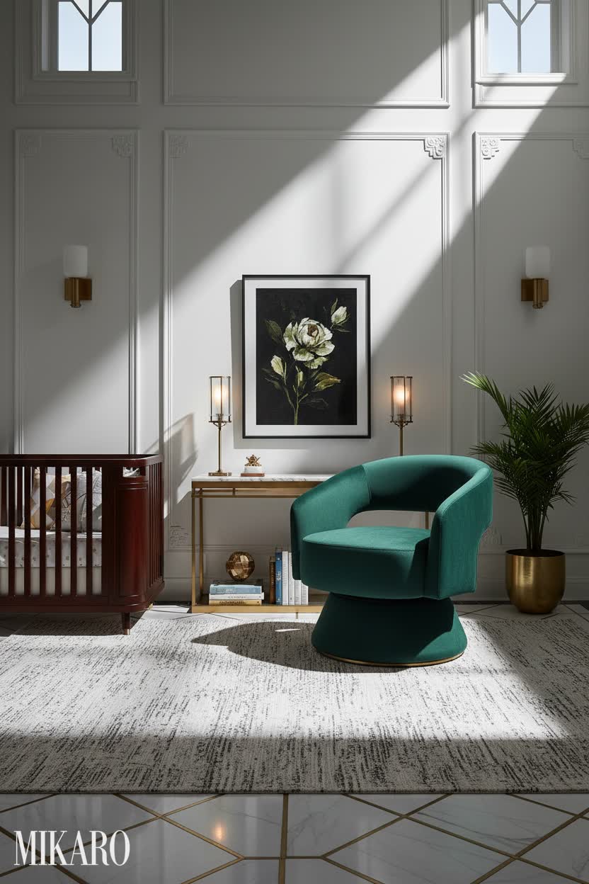 Art Deco: Luxurious Nursery Design with Modern Flair
