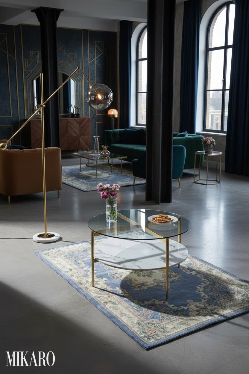 Art Deco Solarium: Loft Living with Classic Elegance