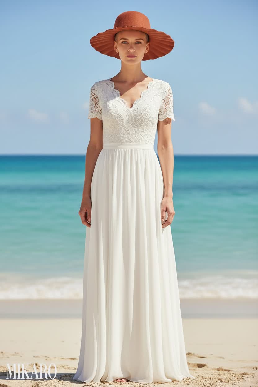 Beachside Bridal Elegance with a Rustic Touch