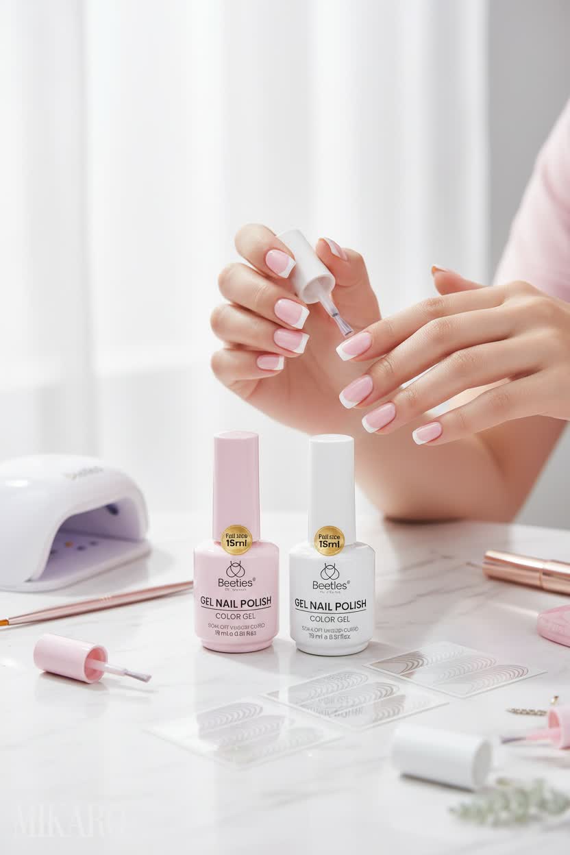 Beetles French Tip Gel Polish: Your DIY Salon Solution!