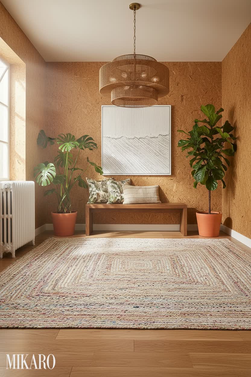 Biophilic: A Serene Landing with Natural Textures