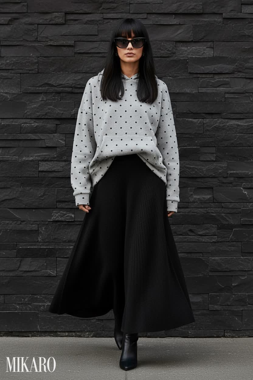 Casual Chic Ensemble with Cat-Eye Sunglasses