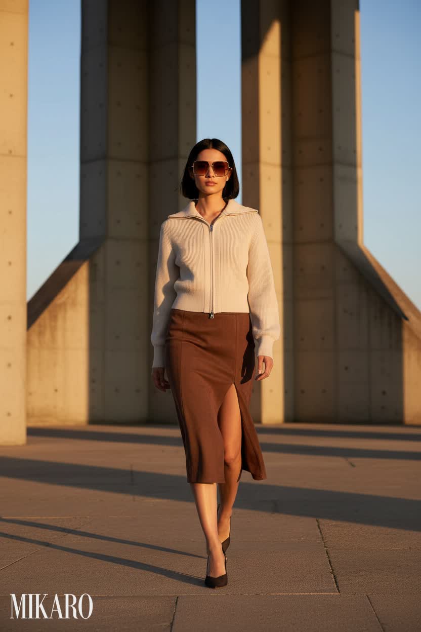 Casual Chic in Knit & Suede