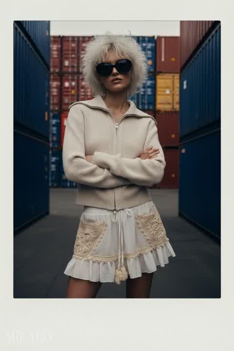 Chic Knit & Crochet Ensemble