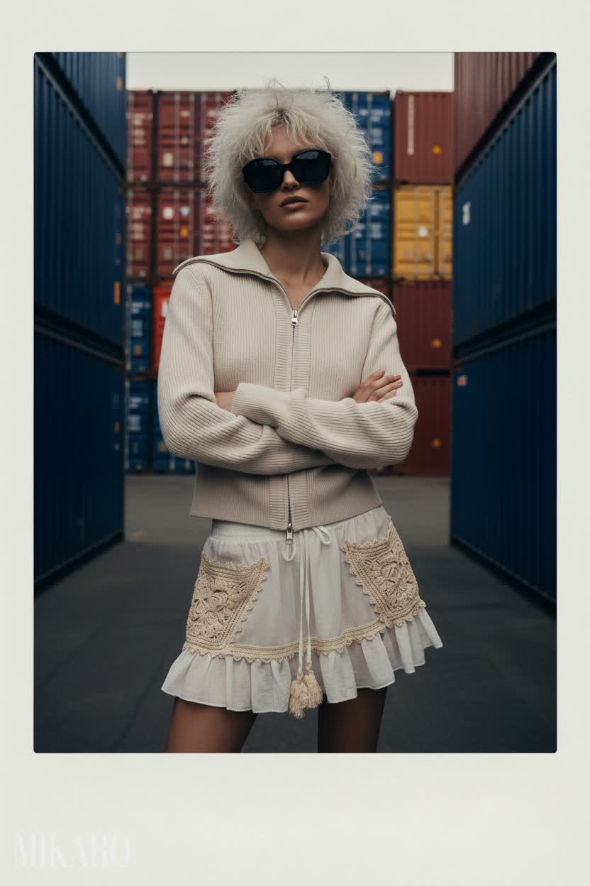 Chic Knit & Crochet Ensemble