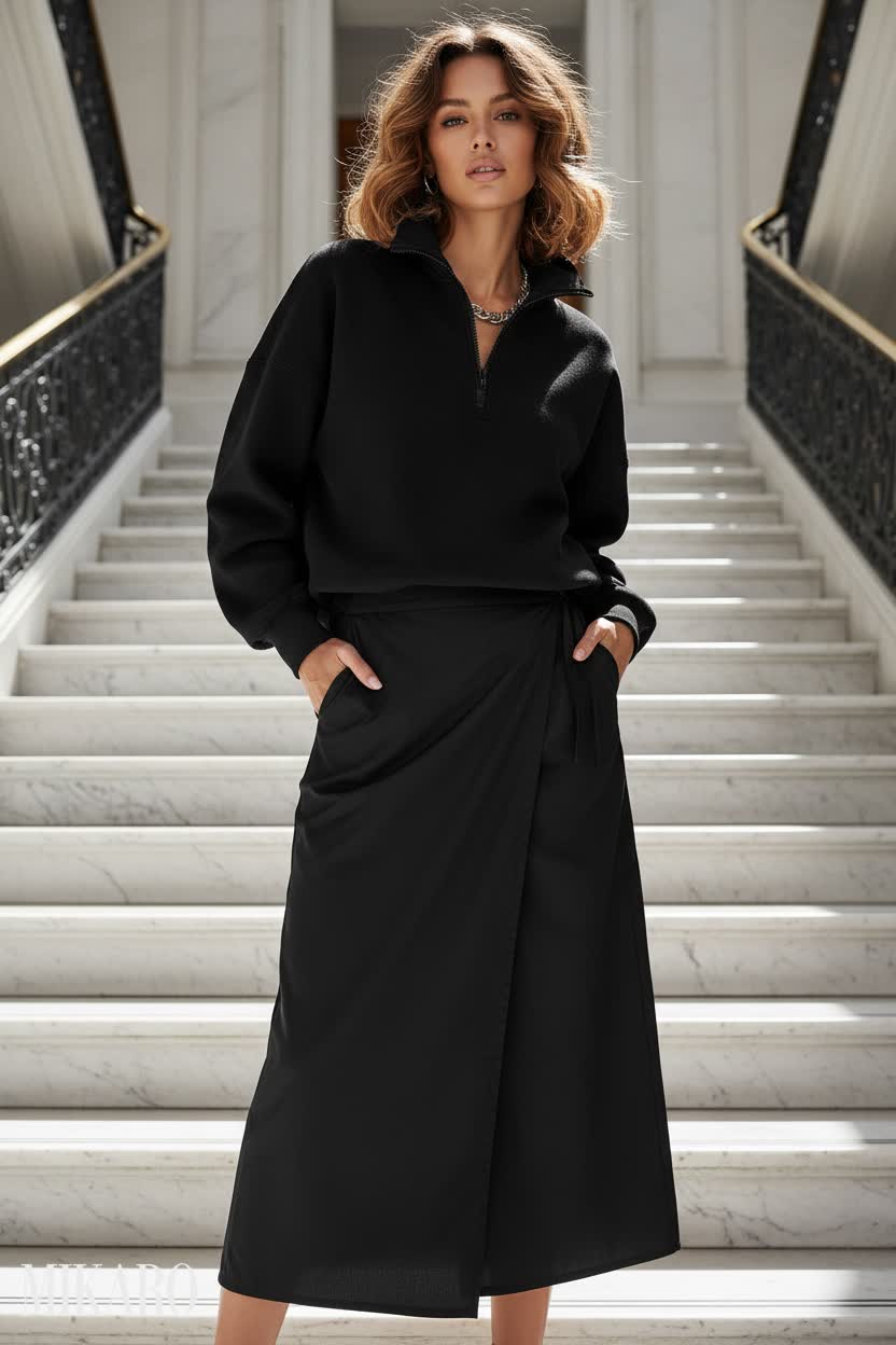 Chic Marble Staircase Ensemble