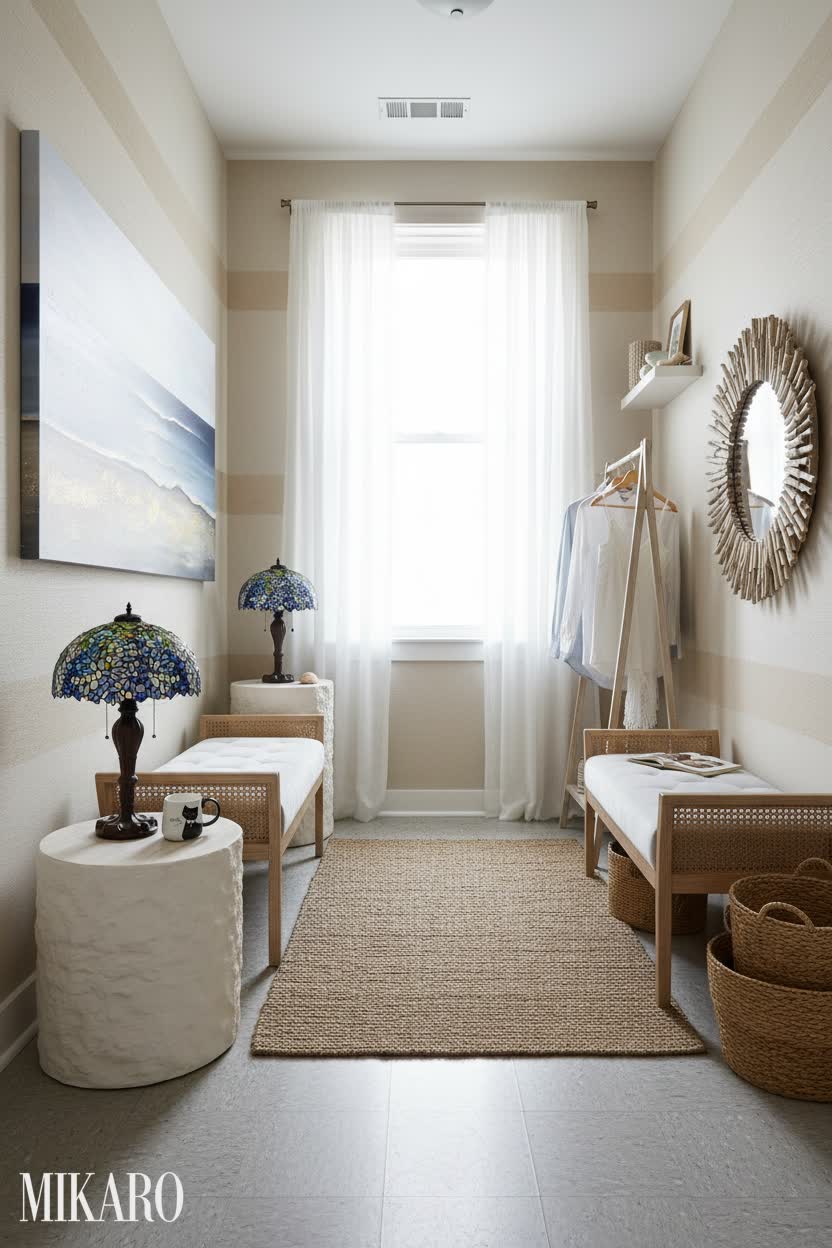 Coastal: Bright & Airy Dorm Dressing Room Retreat