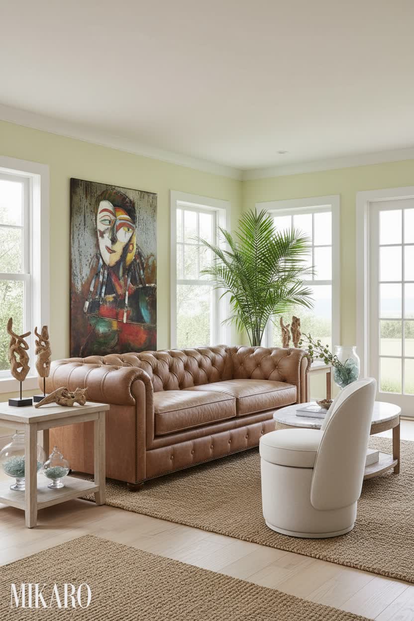 Coastal Sunroom: Bright & Airy Retreat with Modern Accents