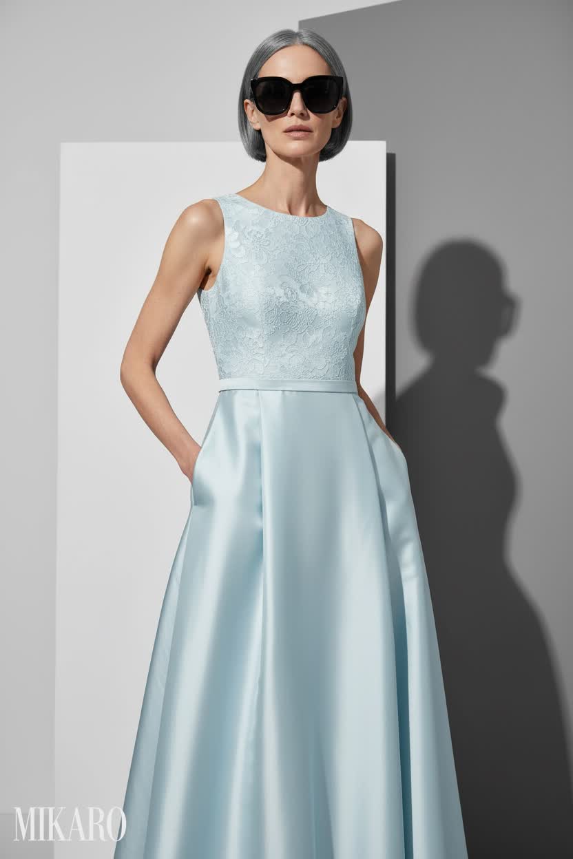 Confident Elegance: Studio Fashion Shot