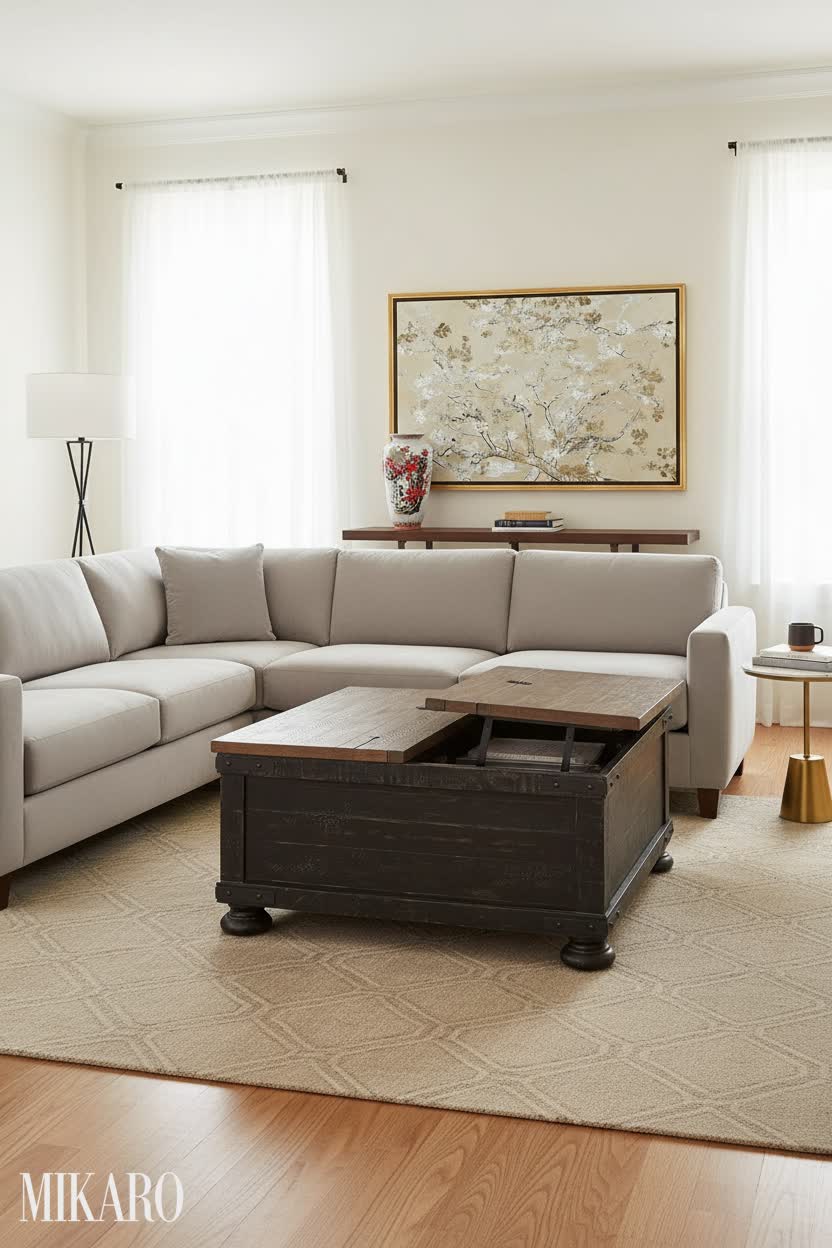 Contemporary Living Room Decor: Smart Storage & Artistic Touches for Modern Homes