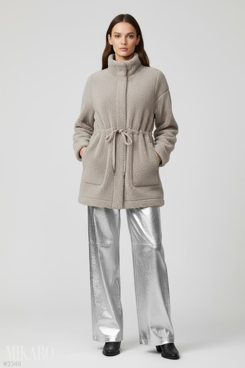 Cozy Meets Chrome: The Ultimate Statement Outfit