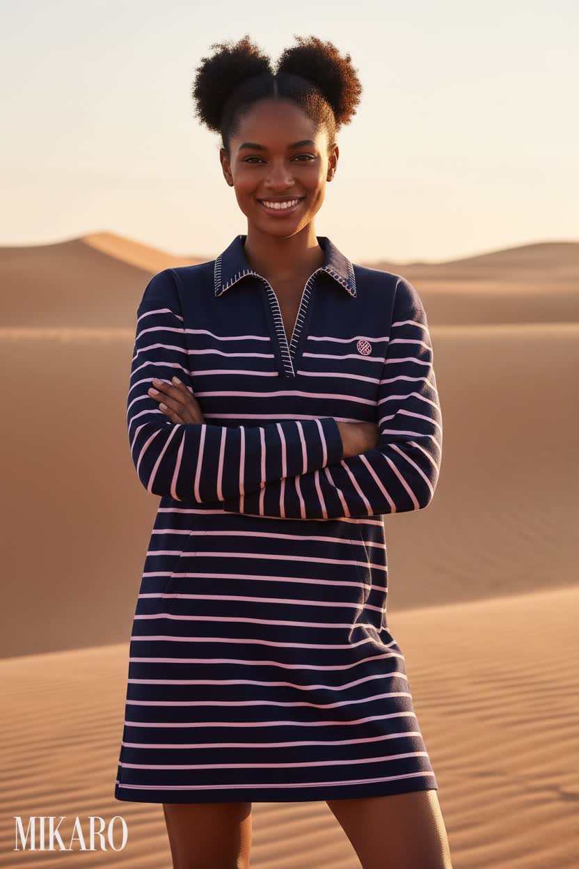 Desert Sunrise Polo Dress