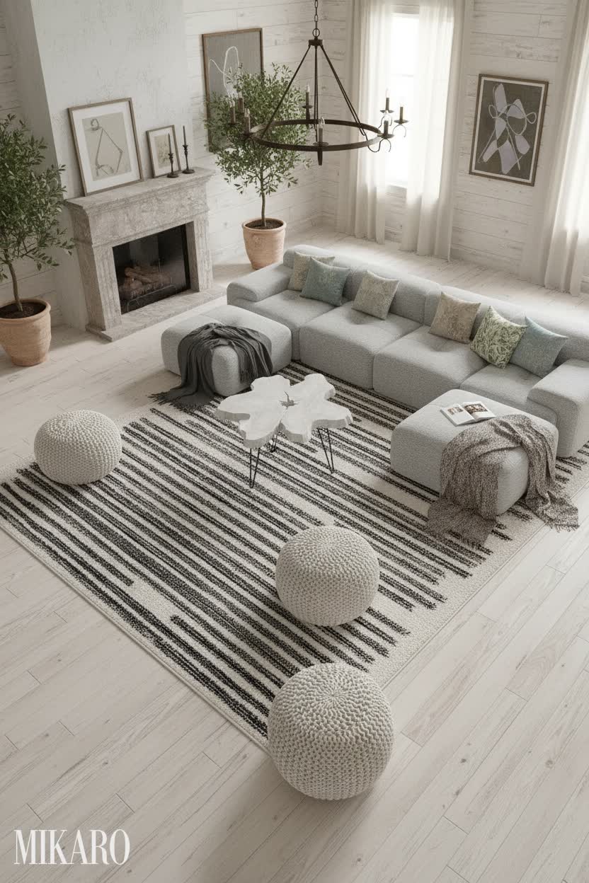 French Country: Cozy Conversation Pit for Elegant Gatherings