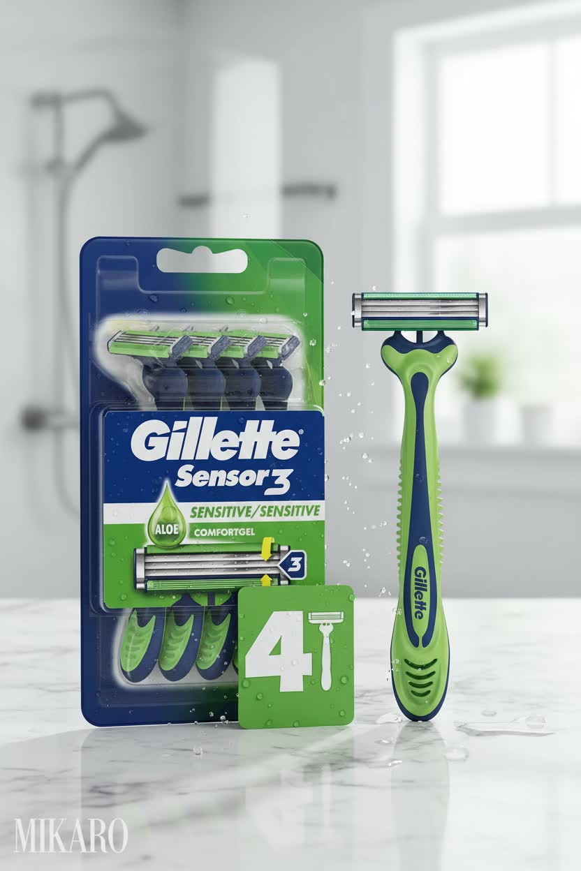 Gillette Sensor3 Sensitive: The Solution for Irritation-Free Shaves