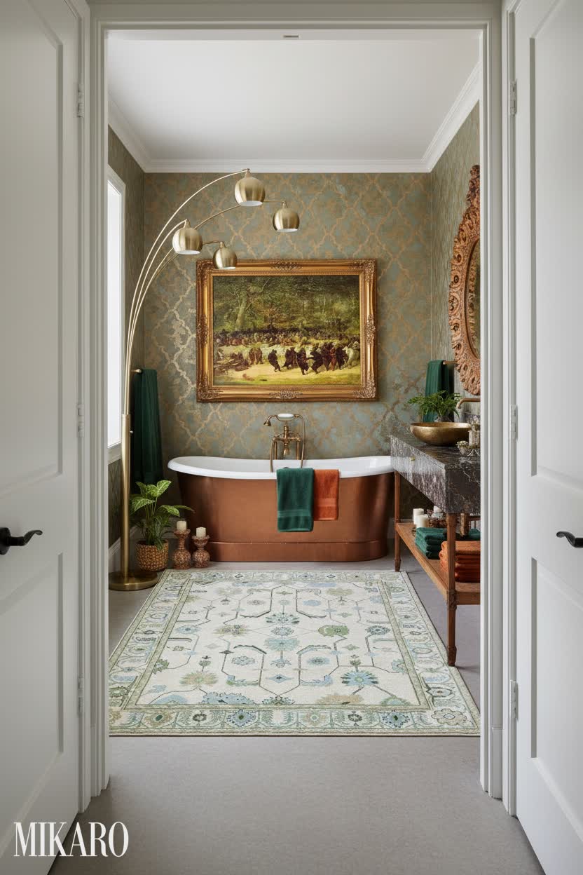 Global Fusion: Luxurious En-suite with Eclectic Charm