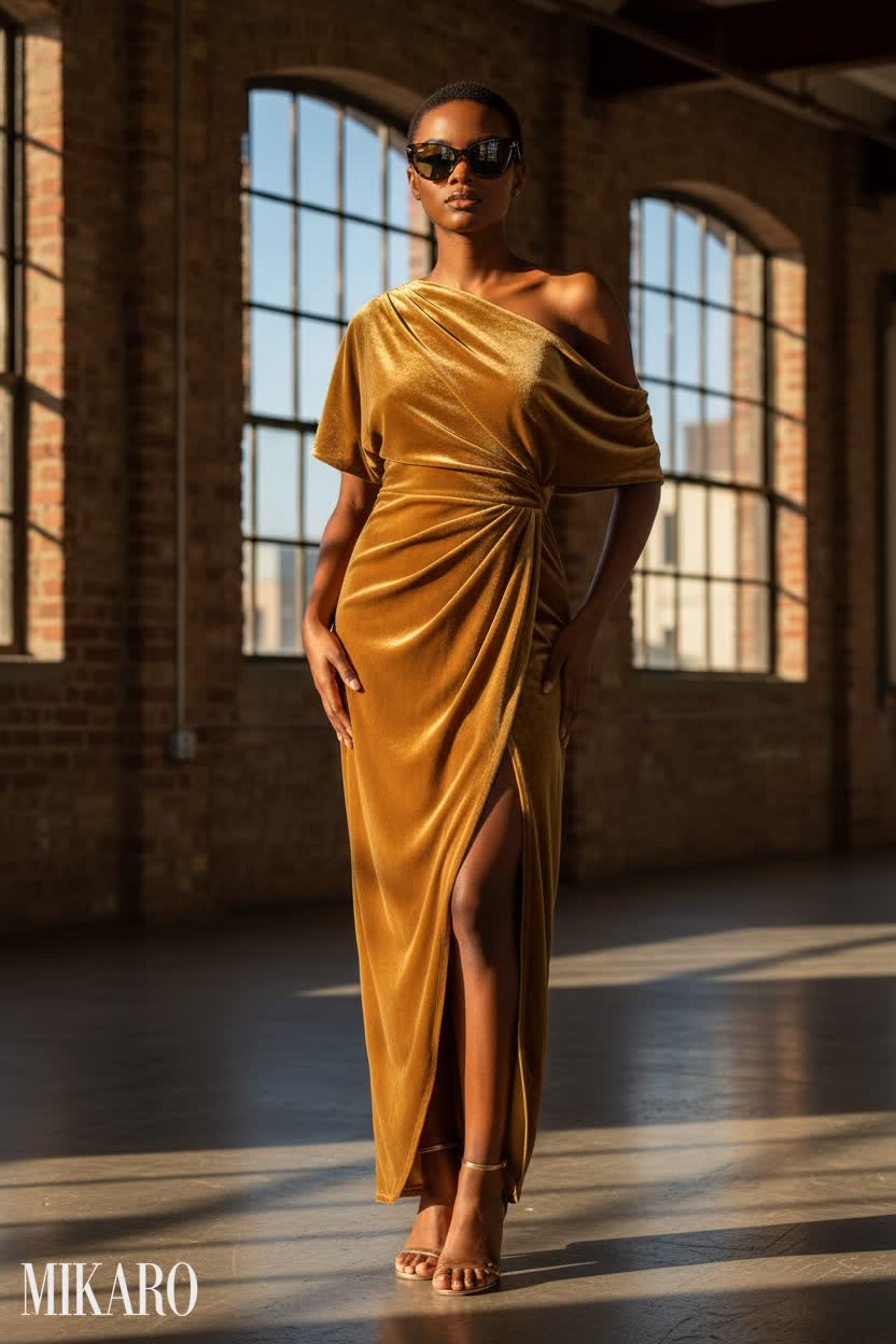 Golden Hour Elegance in an Industrial Loft