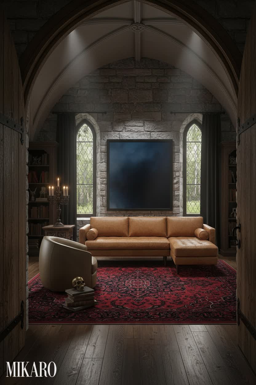 Gothic Atelier: Dramatic Interiors with a Modern Edge