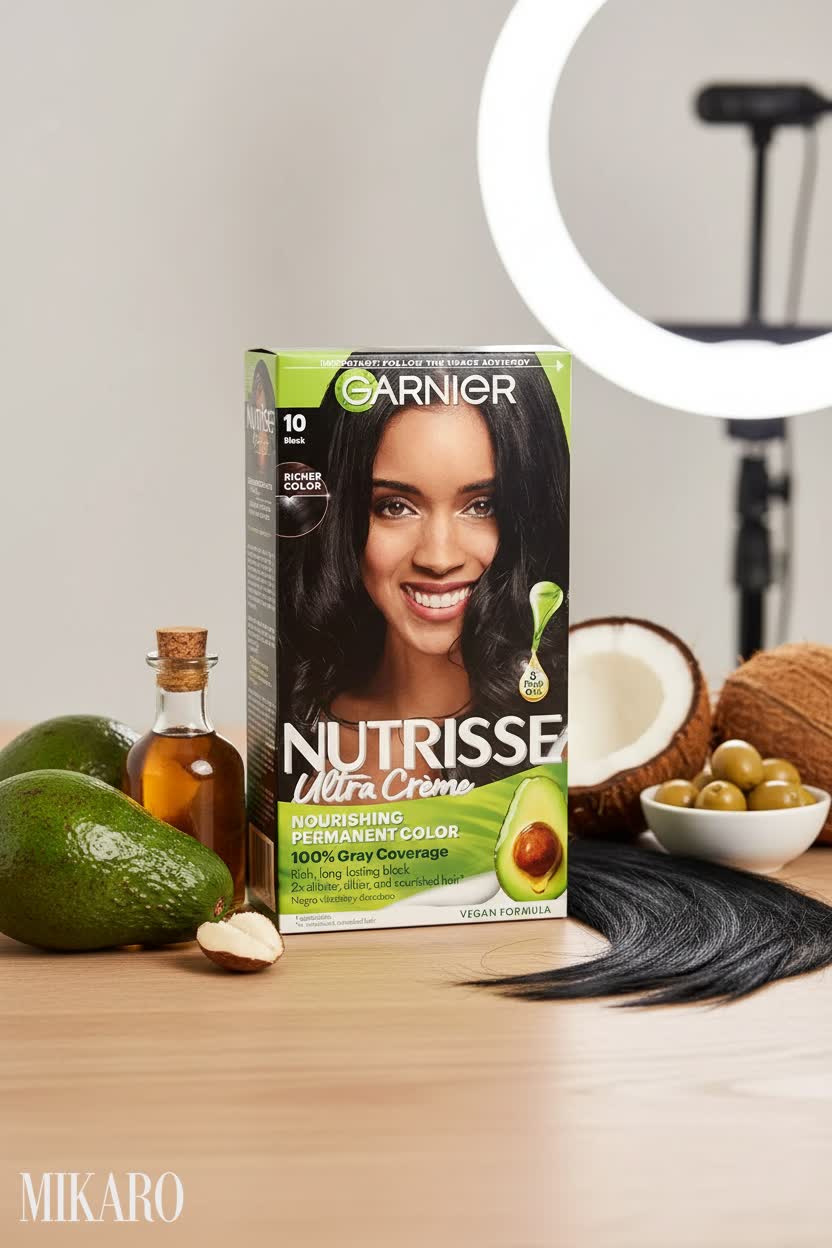 Gray Hair Vanishes: Garnier Nutrisse Delivers Salon-Quality Black!