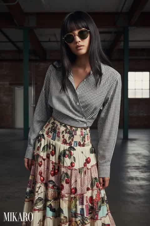 Industrial Chic: Modern Apparel in an Urban Setting