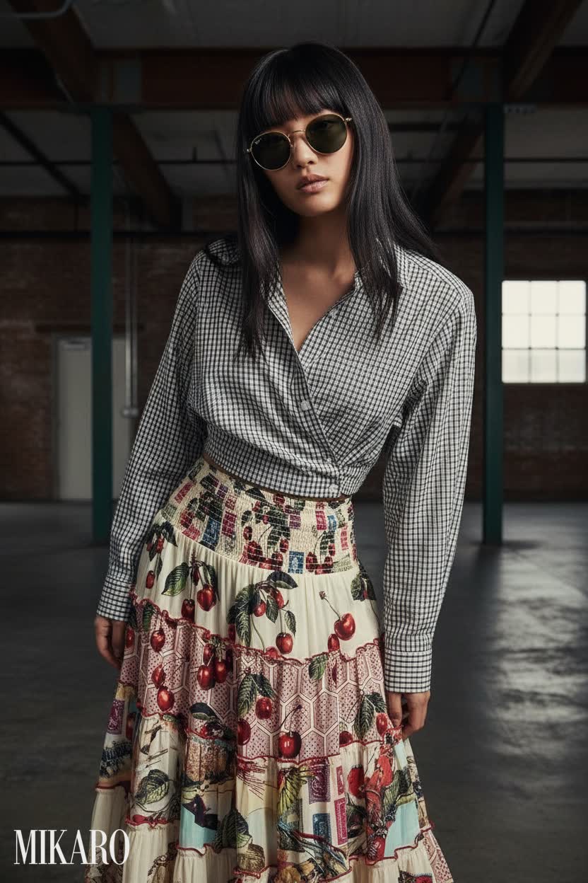 Industrial Chic: Modern Apparel in an Urban Setting