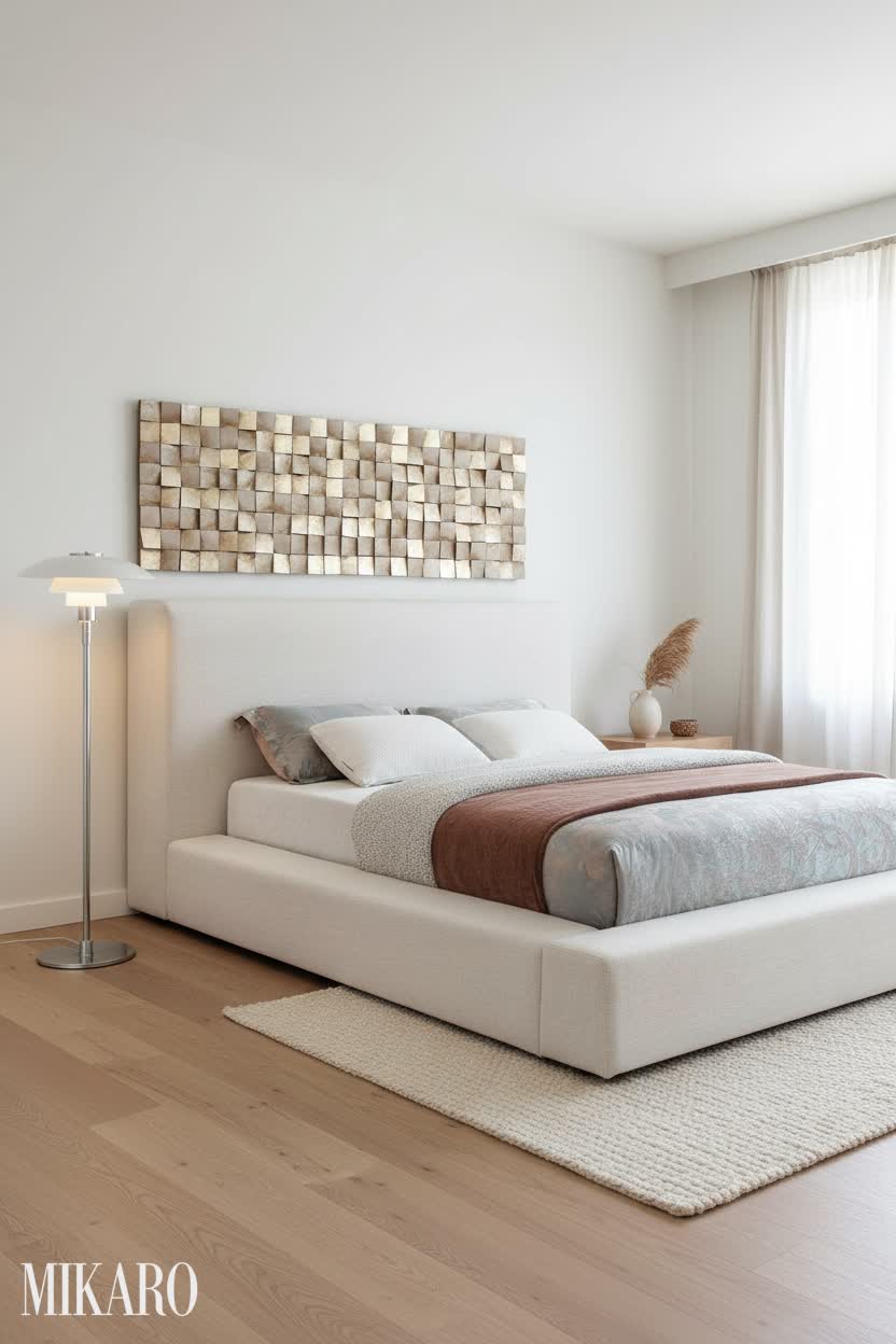 Japandi Bedroom Retreat: Modern Minimalist Design with Luxe Comfort