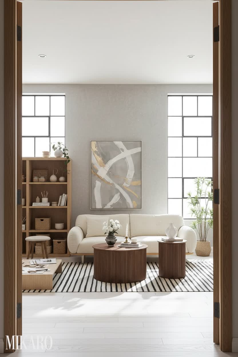 Japandi: Serene Craft Room with Modern Touches