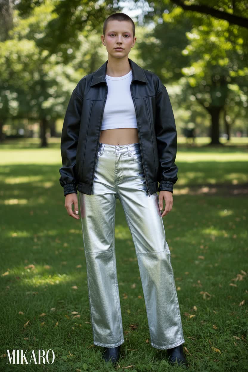 Metallic Chic in the Park