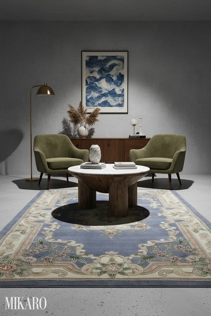 Mid-Century Modern: Minimalist Study Design with Artistic Flair