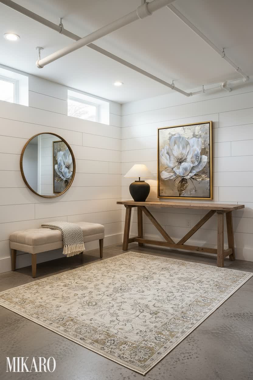 Modern Farmhouse: Chic Vestibule with Elegant Decor