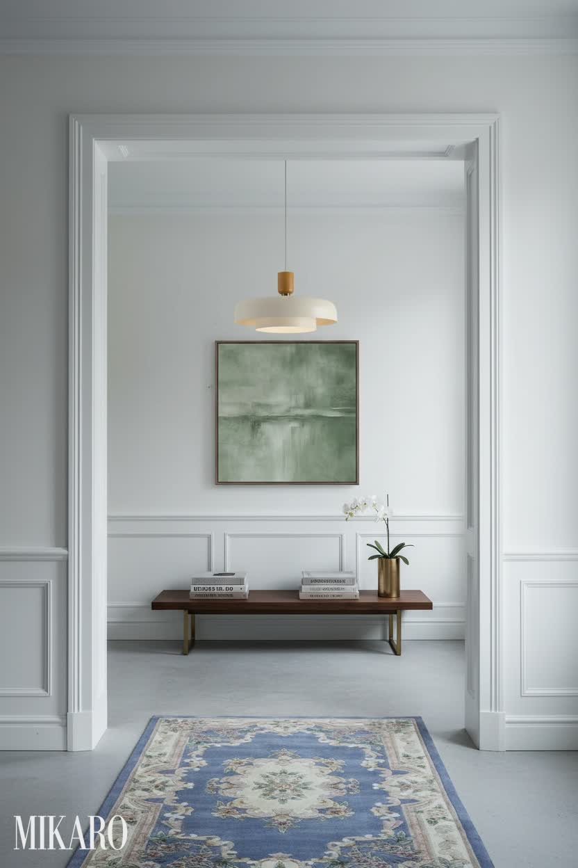 Modern: Seamless Blend of History and Contemporary Design in an Entryway