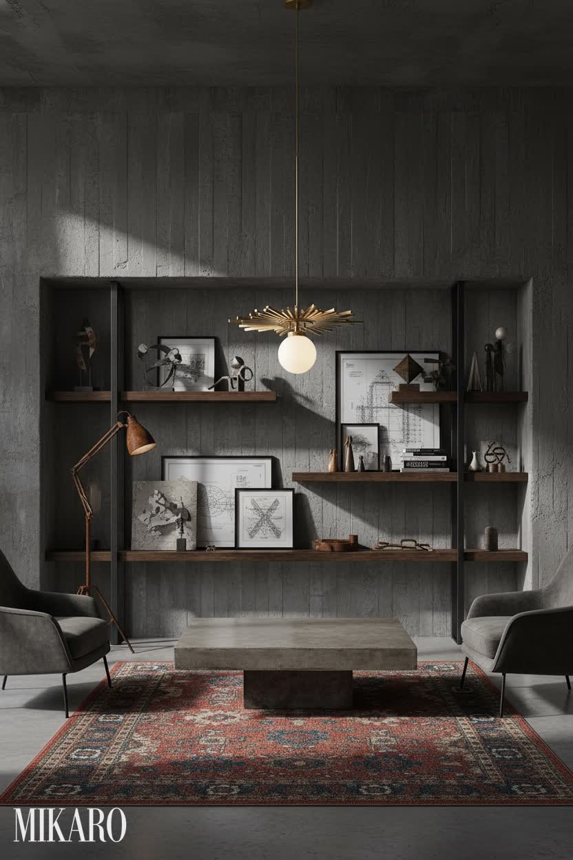 Neo-Industrial: Raw Elegance Meets Refined Comfort in a Modern Atelier