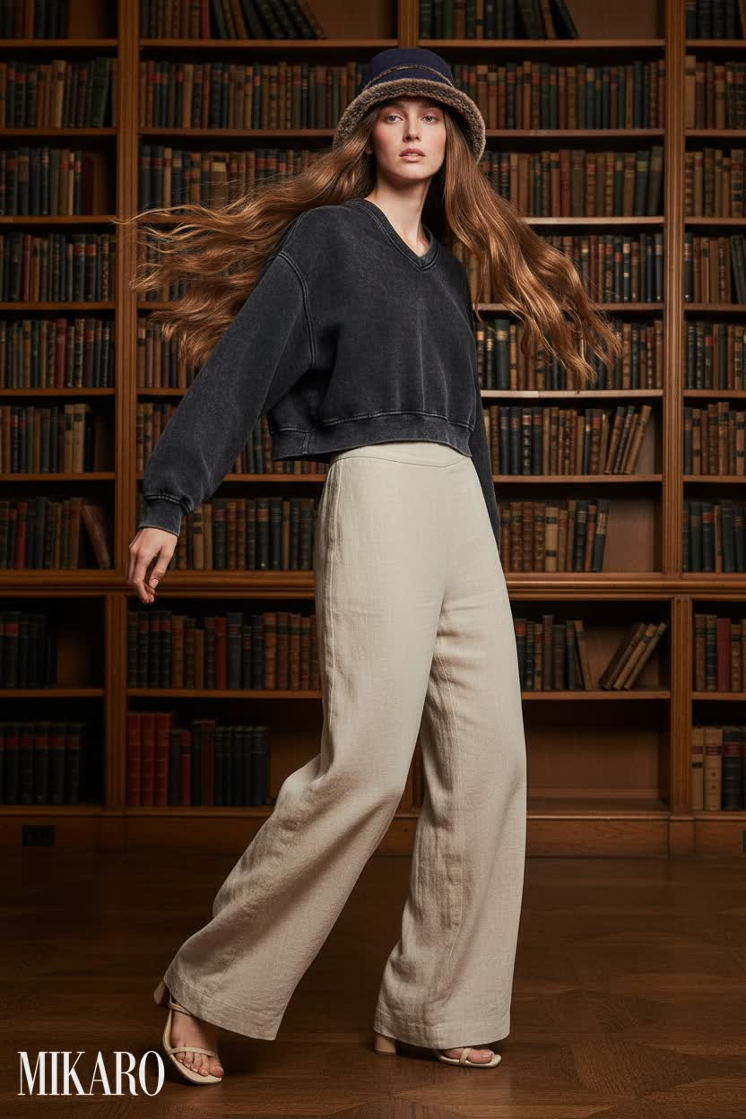 Relaxed Heritage Library Look