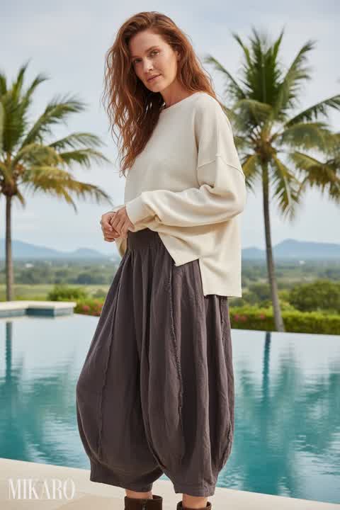 Relaxed Resort Wear by the Infinity Pool