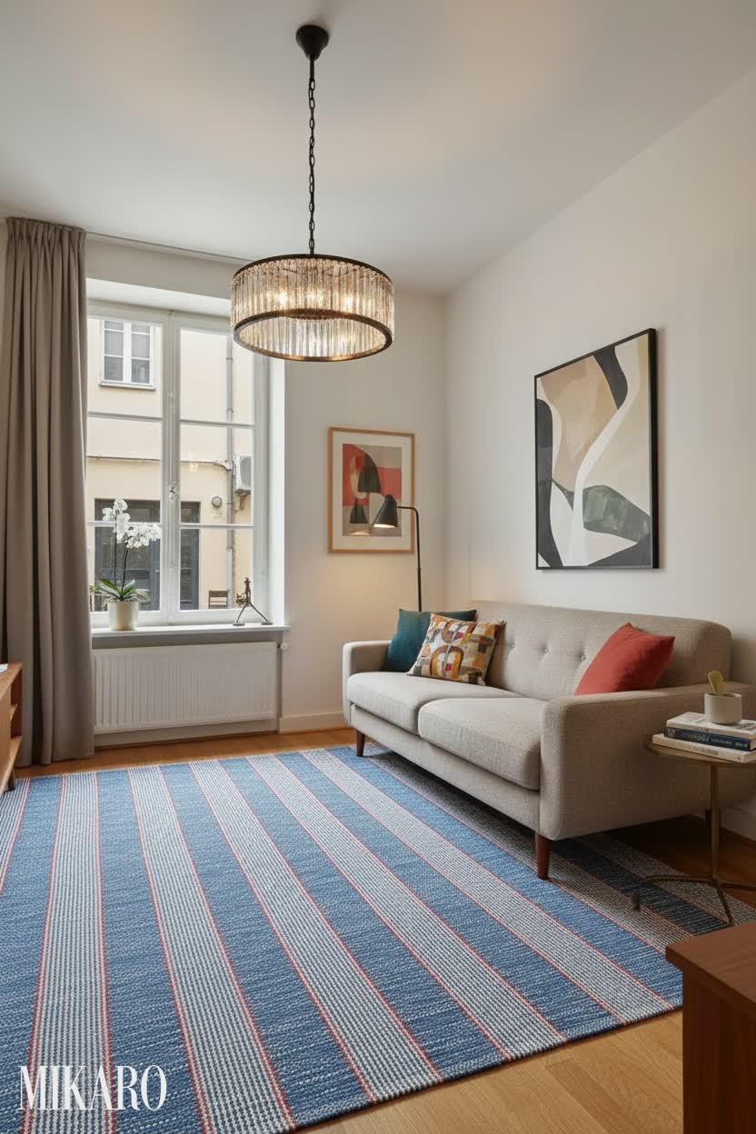 Retro: Cozy City Escape in a Charming Living Room