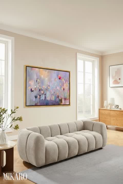 Retro Dream Living Room: Playful Elegance Meets Modern Comfort