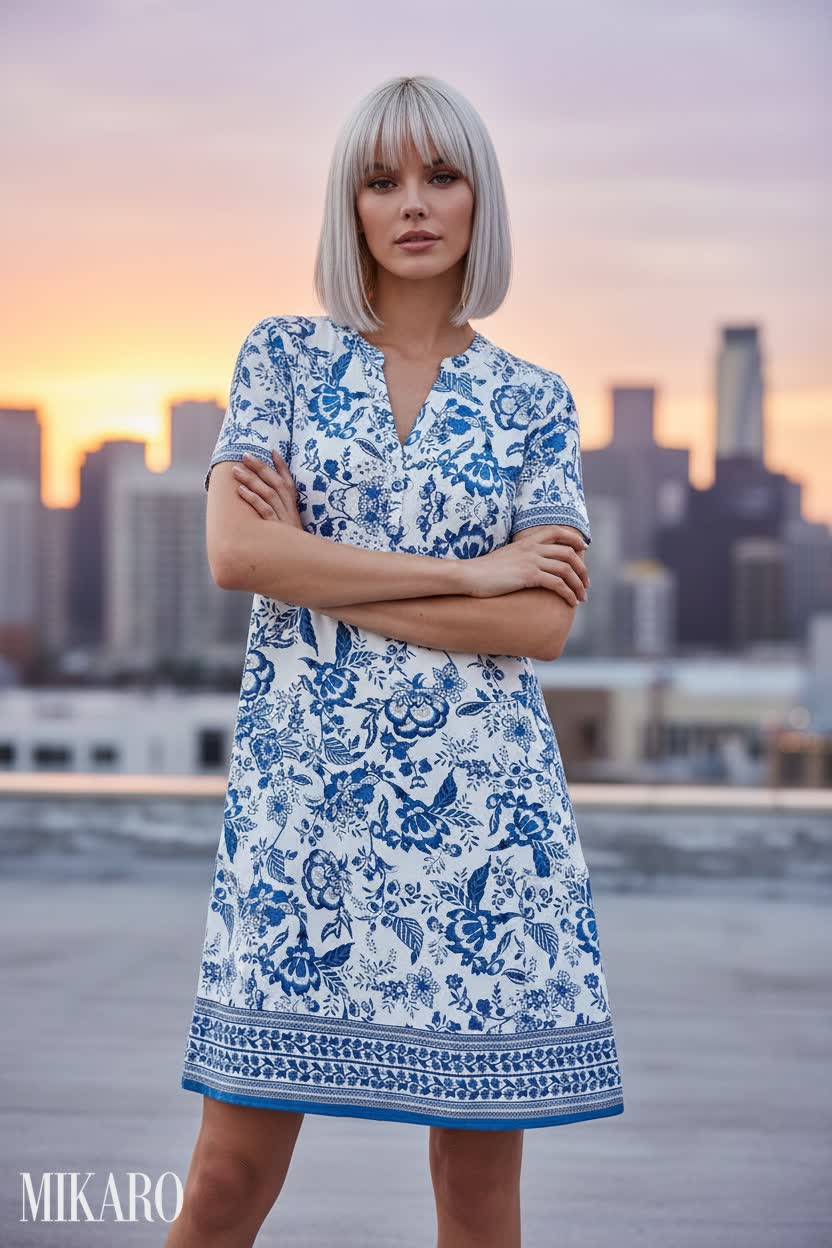 Rooftop Serenity at Golden Hour