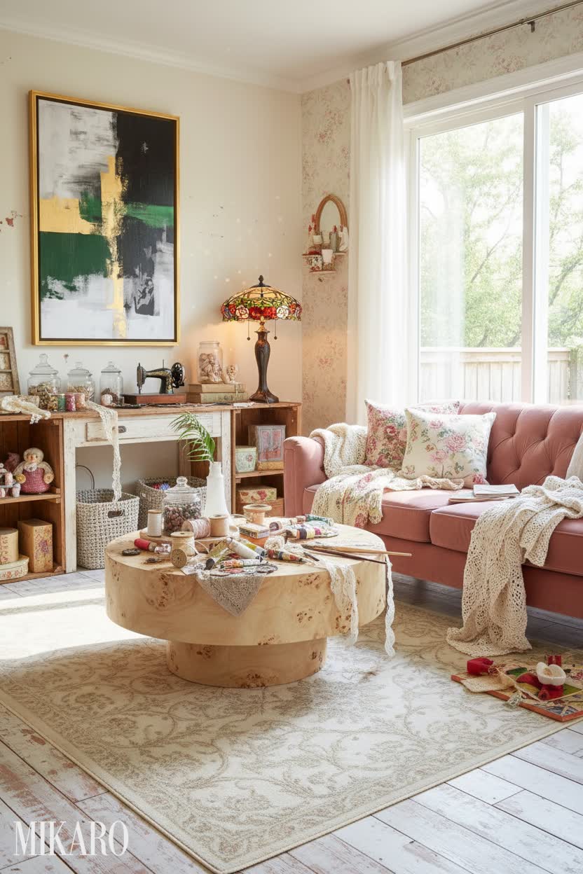 Shabby Chic: Cozy Craft Room Retreat