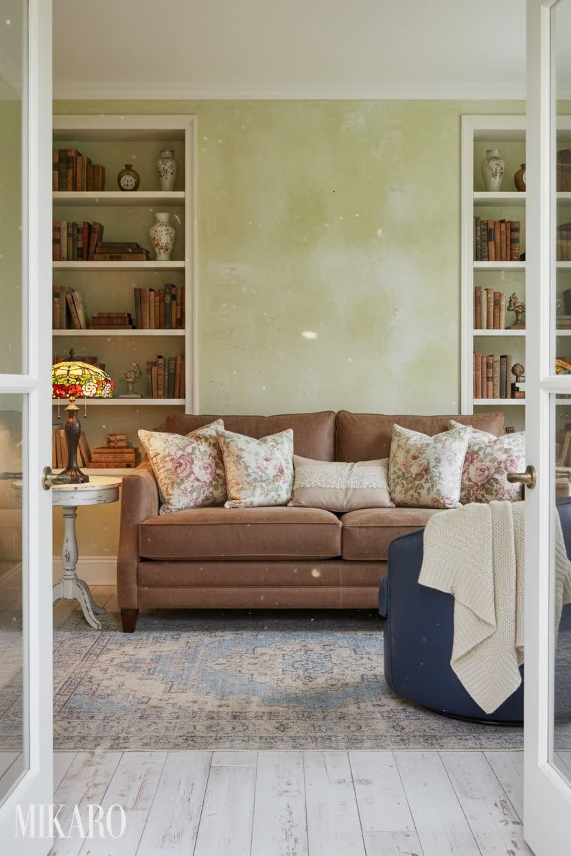 Shabby Chic: Cozy Reading Nook with Vintage Charm