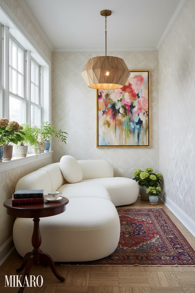 Traditional Charm: Solarium Retreat in a Dorm Room