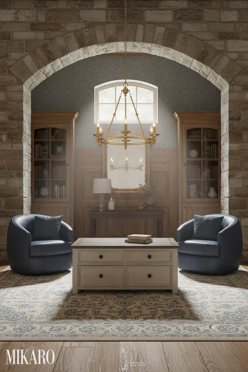 Traditional: Charming Alcove Retreat with Rustic Farmhouse Accents