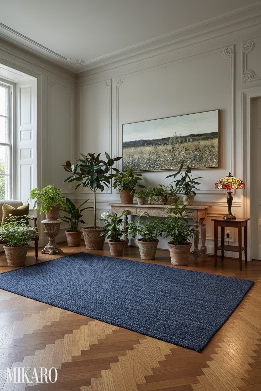 Traditional: Elegant Indoor Garden in a Renovated Historical Space