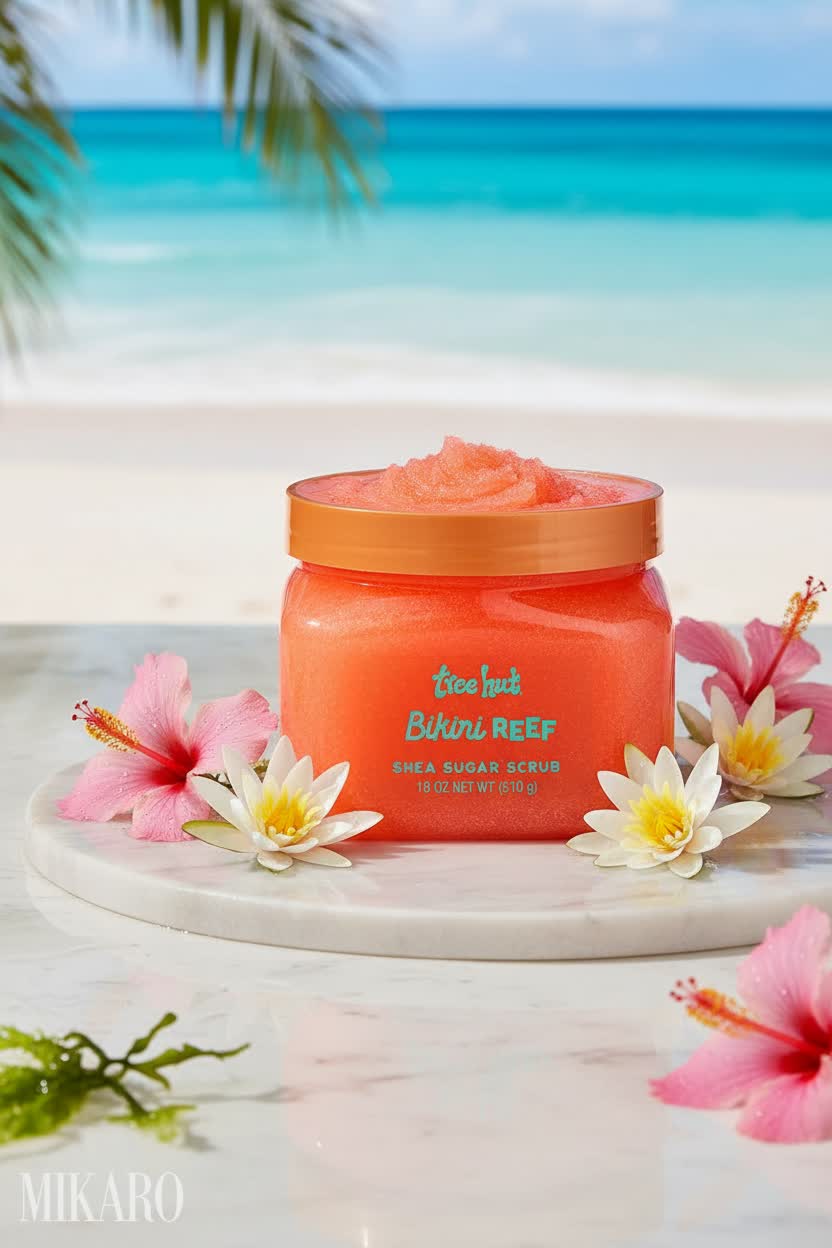 Tree Hut Bikini Reef Scrub: Soft, Hydrated Skin Solution