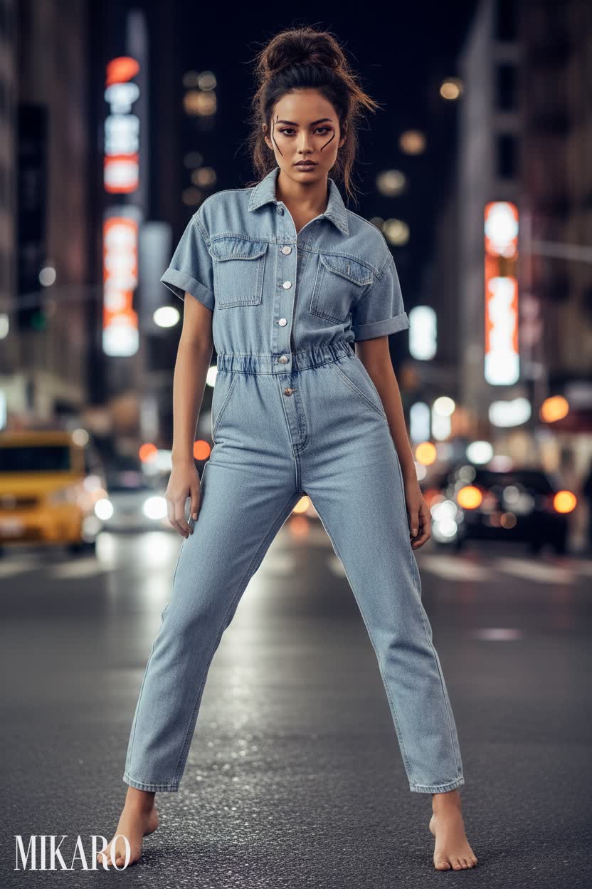 Urban Denim Power: Avant-Garde Style in the City