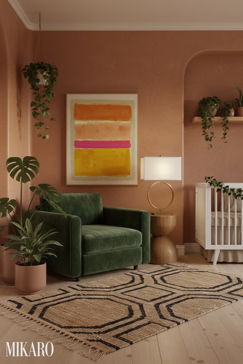 Urban Jungle: A Serene & Stylish Nursery Retreat