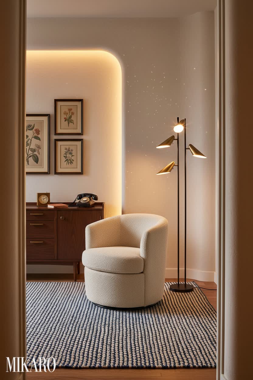 Vintage: Cozy & Chic Home Office with a Modern Twist