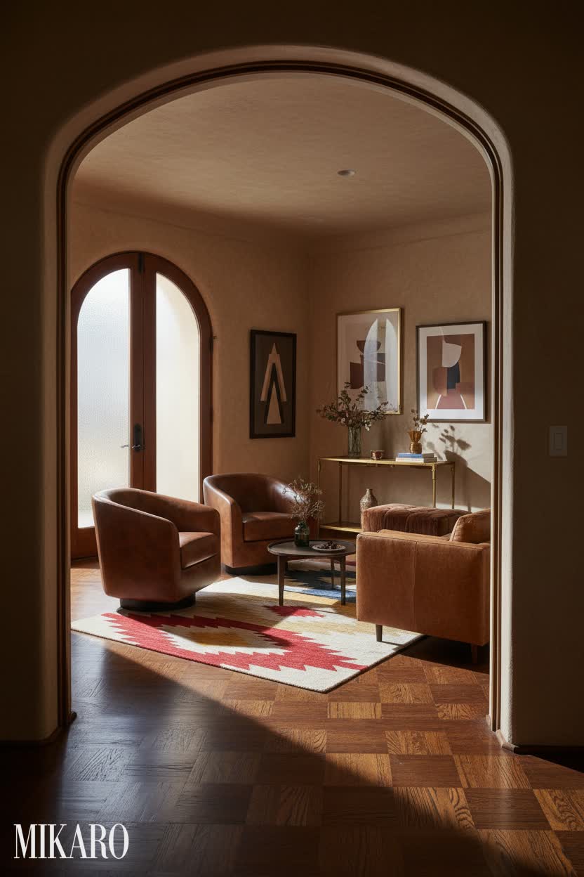 Vintage: Organic Entryway with Bold Accents