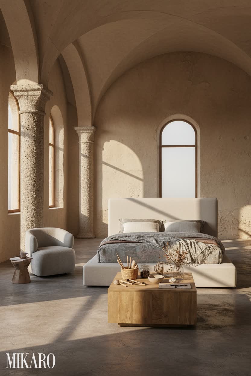 Wabi-Sabi: Serene Craft Room Retreat in a Converted Barn