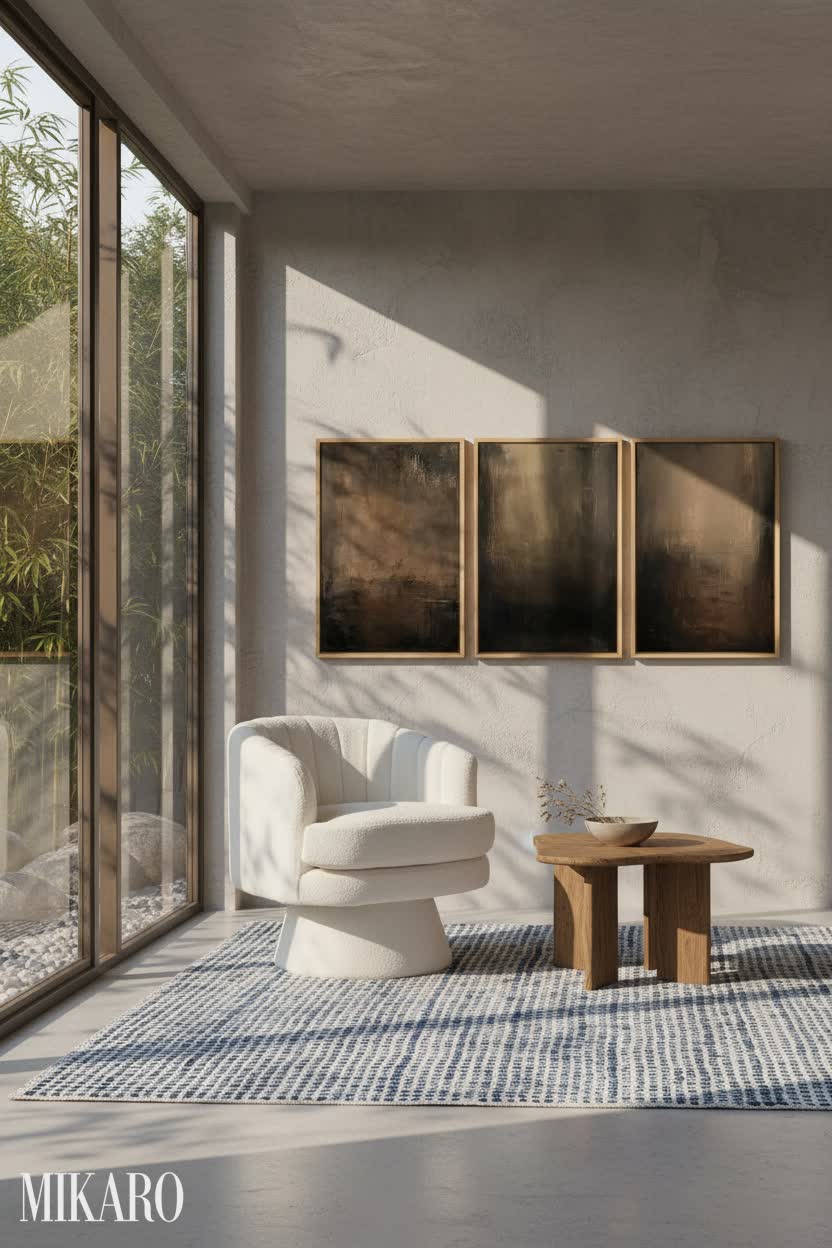 Wabi-Sabi: Serene Lanai Retreat with Golden Hour Glow